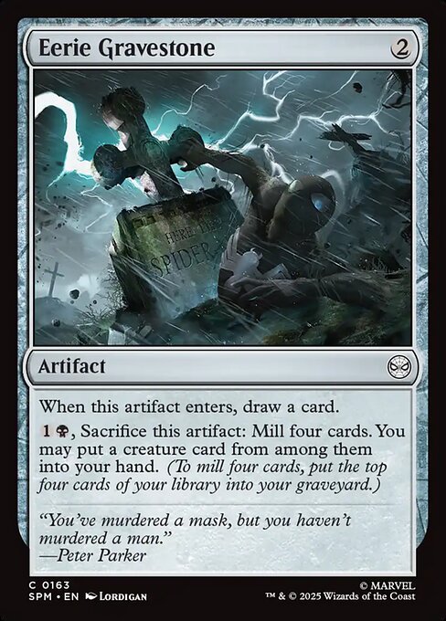 Eerie Gravestone - Magic: The Gathering SPM #163