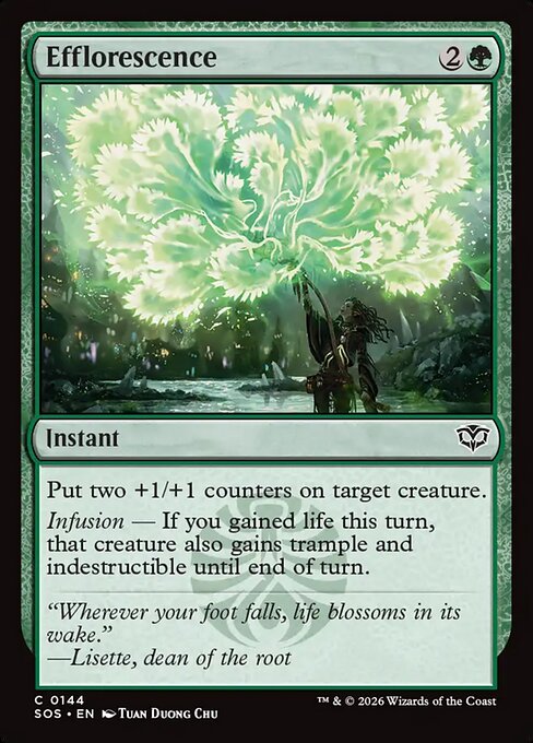 Efflorescence - Magic: The Gathering SOS #144
