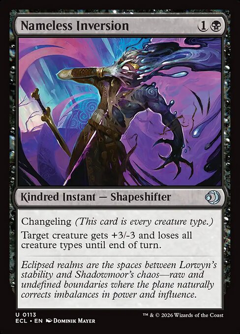 Nameless Inversion - Magic: The Gathering ECL #113