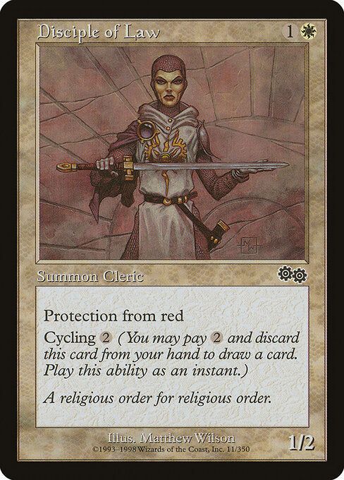 Disciple of Law - Magic: The Gathering USG #11