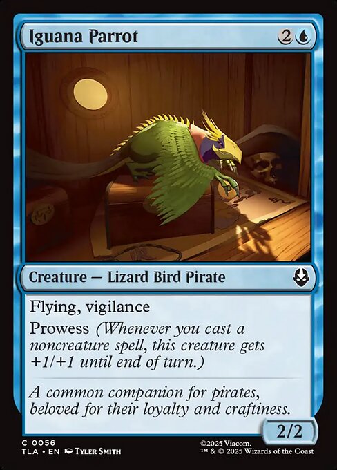 Iguana Parrot - Magic: The Gathering TLA #56