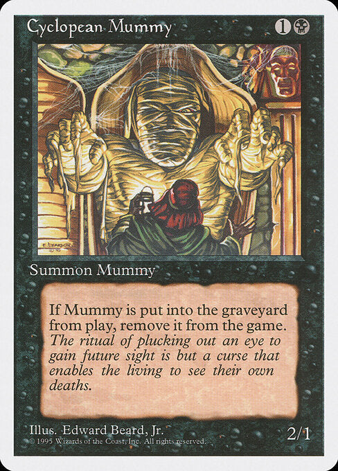 Cyclopean Mummy - Magic: The Gathering 4ED #128