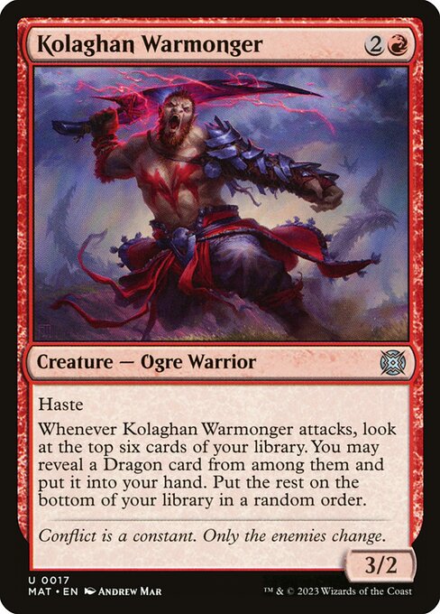 MAT - Kolaghan Warmonger