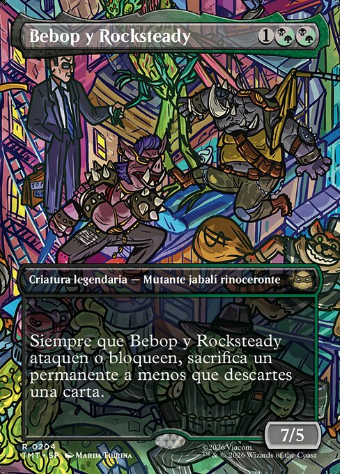 Bebop & Rocksteady · TMT #204 · ES