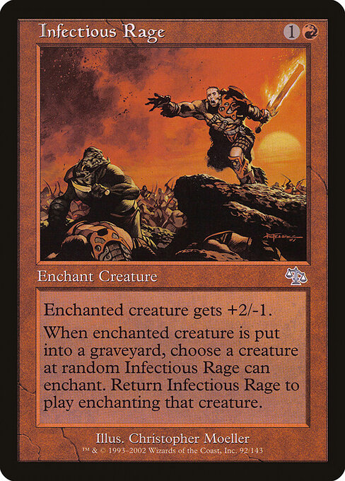 Infectious Rage - Magic: The Gathering JUD #92