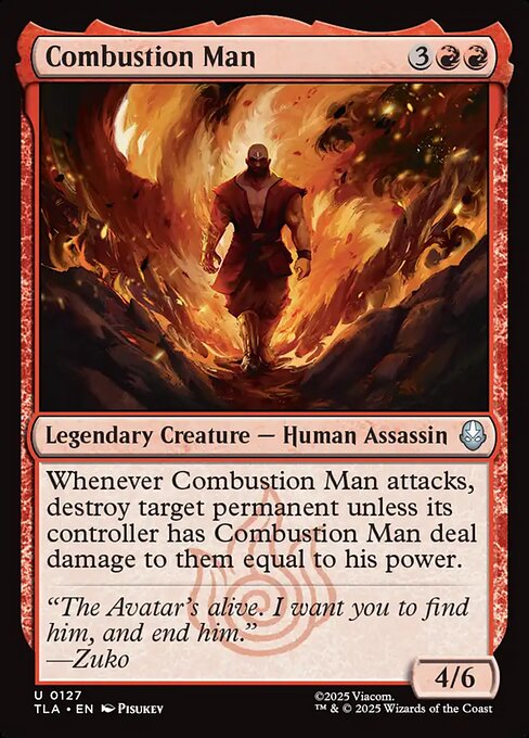 Combustion Man - Magic: The Gathering TLA #127