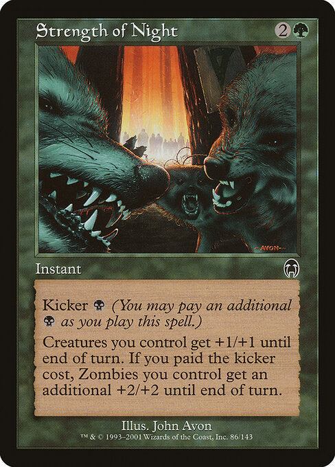 Strength of Night - Magic: The Gathering APC #86