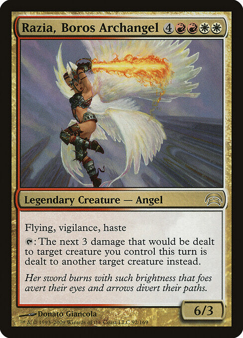 Razia, Boros Archangel - Magic: The Gathering HOP #92