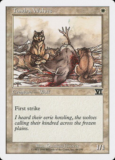 Tundra Wolves - Magic: The Gathering 6ED #48