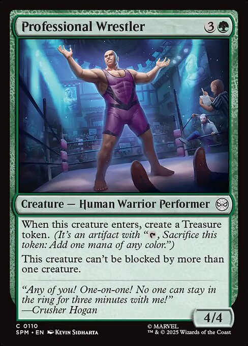 Professional Wrestler - Magic: The Gathering SPM #110