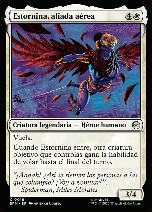 Starling, Aerial Ally · SPM #18 · ES
