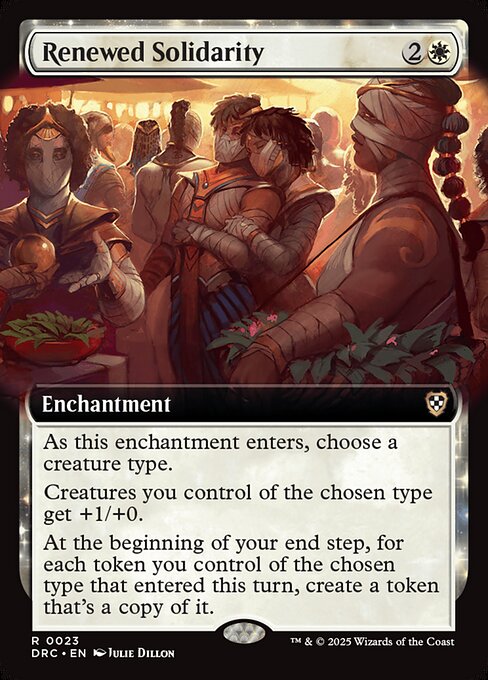 Renewed Solidarity - Magic: The Gathering DRC #23