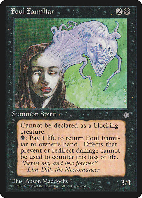 Foul Familiar - Magic: The Gathering ICE #126