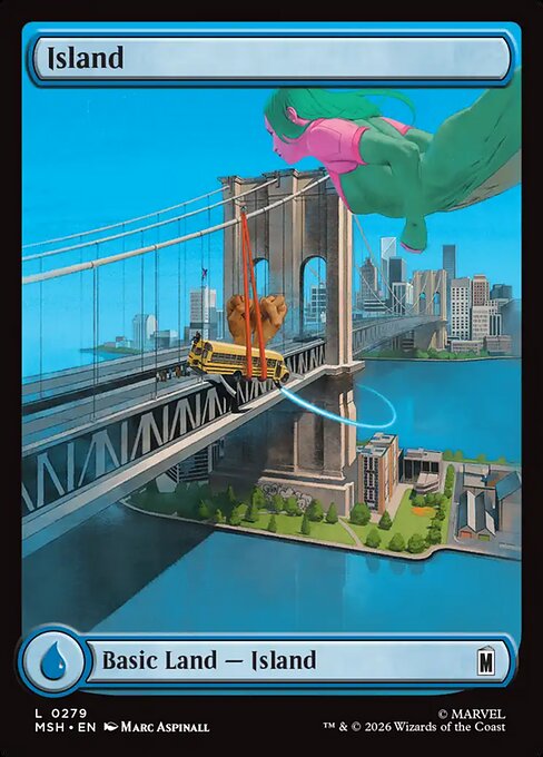 Island - Magic: The Gathering MSH #279
