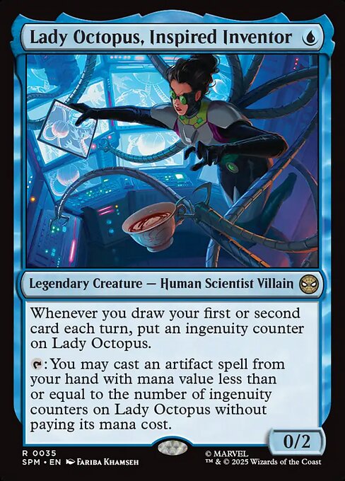 Lady Octopus, Inspired Inventor - Magic: The Gathering SPM #35