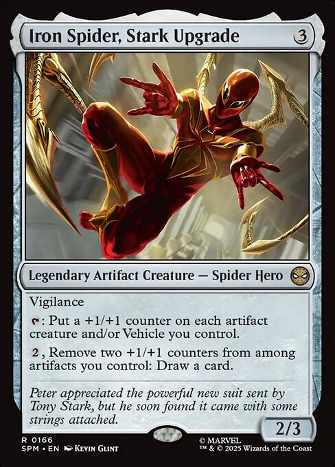Iron Spider, Stark Upgrade - Magic: The Gathering SPM #166