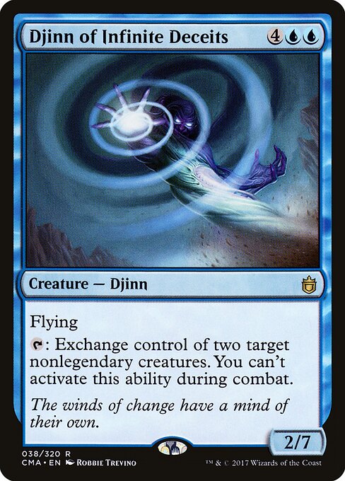 Djinn of Infinite Deceits - Magic: The Gathering CMA #38