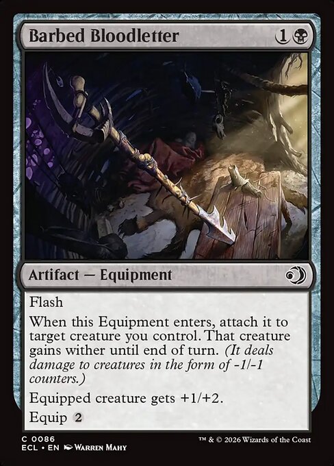 Barbed Bloodletter - Magic: The Gathering ECL #86