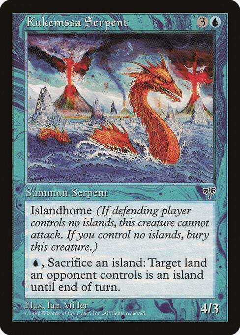 Kukemssa Serpent - Magic: The Gathering MIR #72