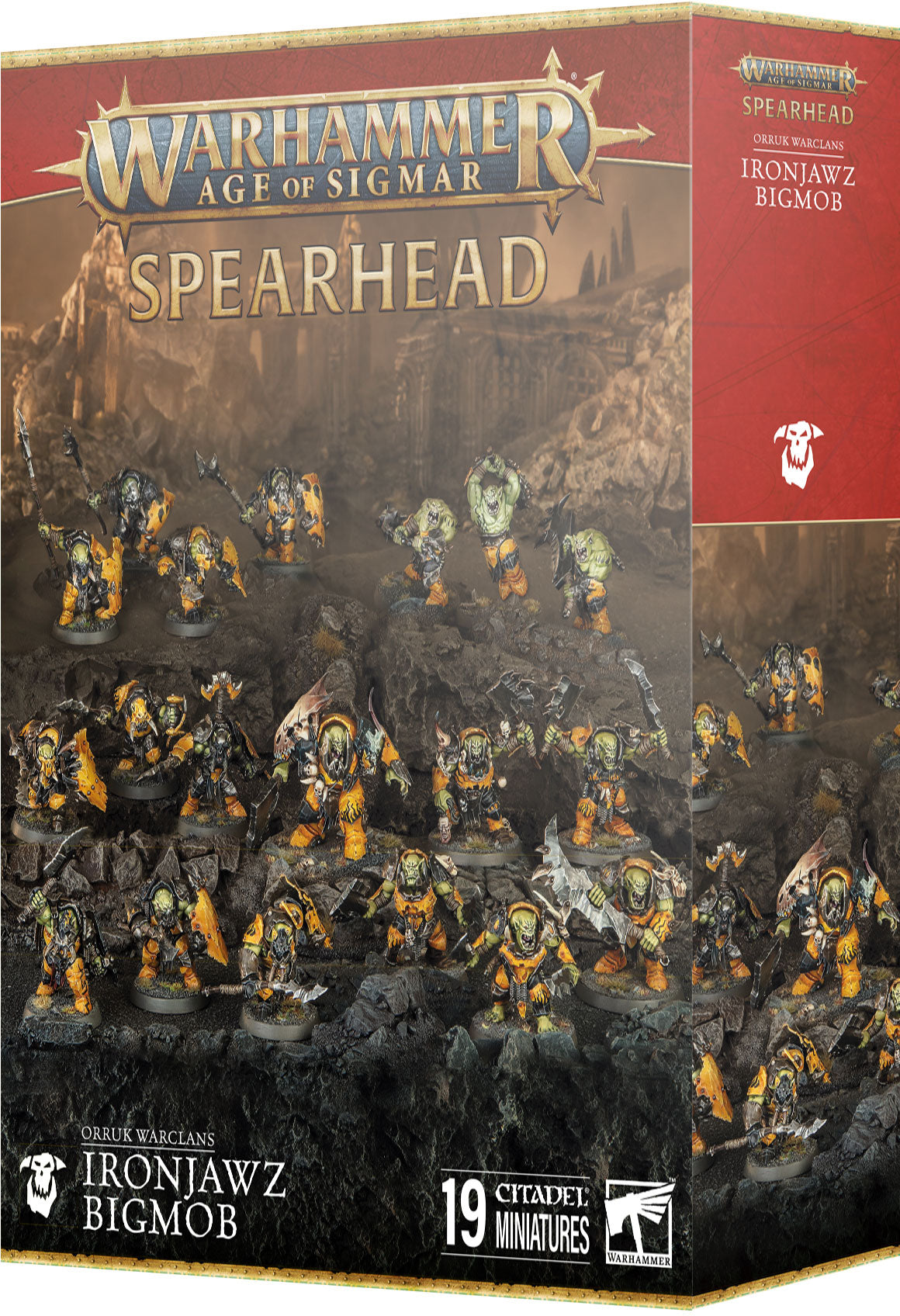 Warhammer Age of Sigmar: Spearhead - Orruk Warclans - Ironjawz Bigmob