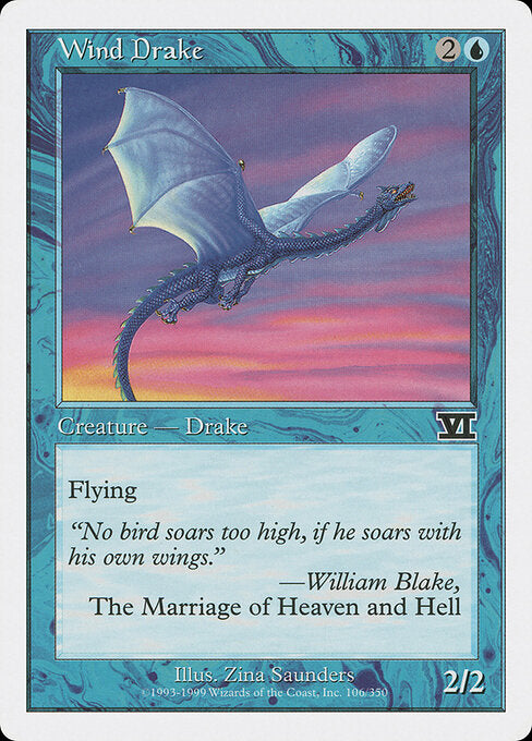 Wind Drake - Magic: The Gathering 6ED #106
