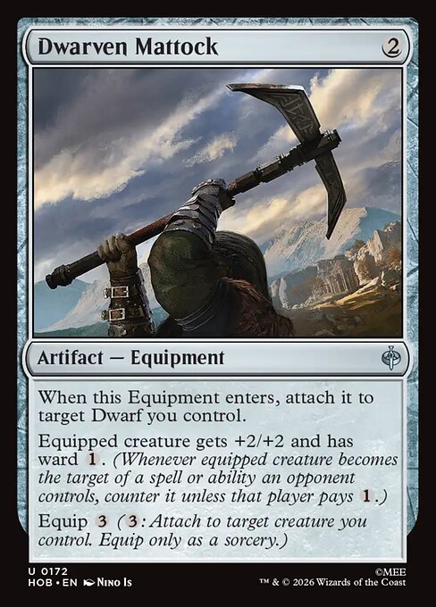 Dwarven Mattock - Magic: The Gathering HOB #172