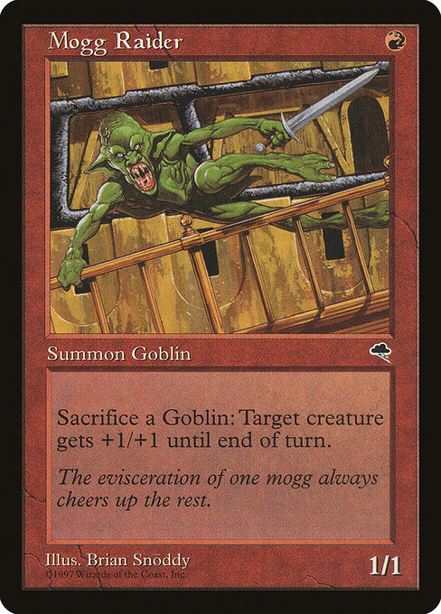 Mogg Raider - Magic: The Gathering TMP #191