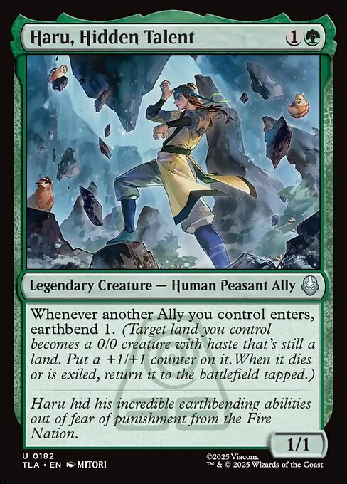 Haru, Hidden Talent - Magic: The Gathering TLA #182