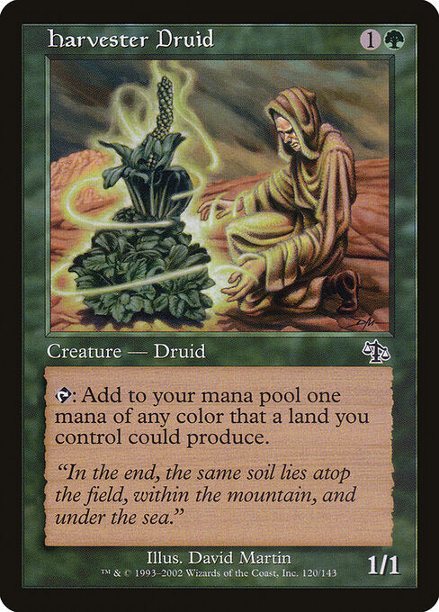 Harvester Druid - Magic: The Gathering JUD #120