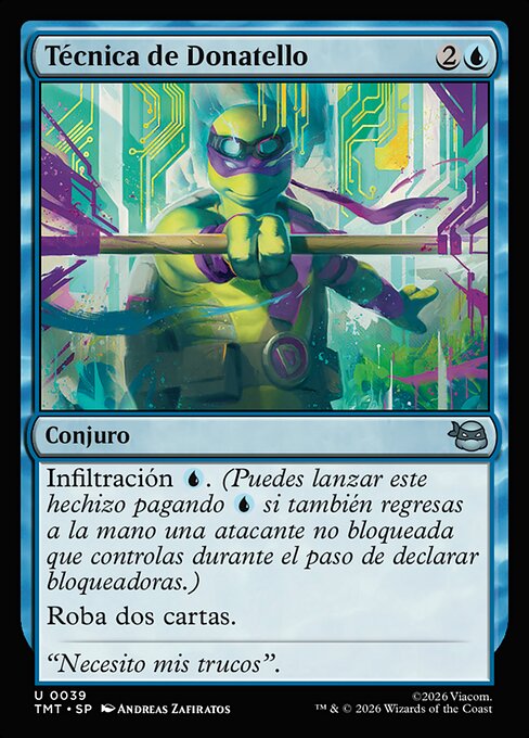 Donatello's Technique · TMT #39 · ES