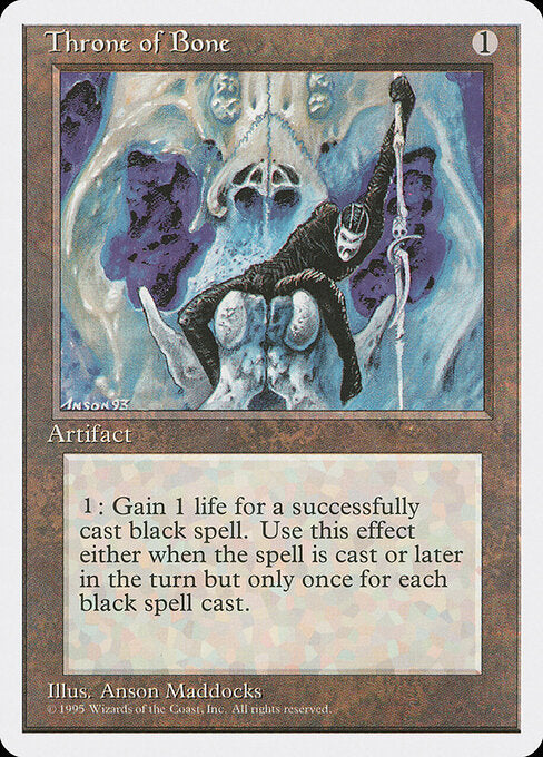 Throne of Bone - Magic: The Gathering 4ED #353