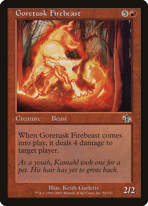 Goretusk Firebeast - Magic: The Gathering JUD #91