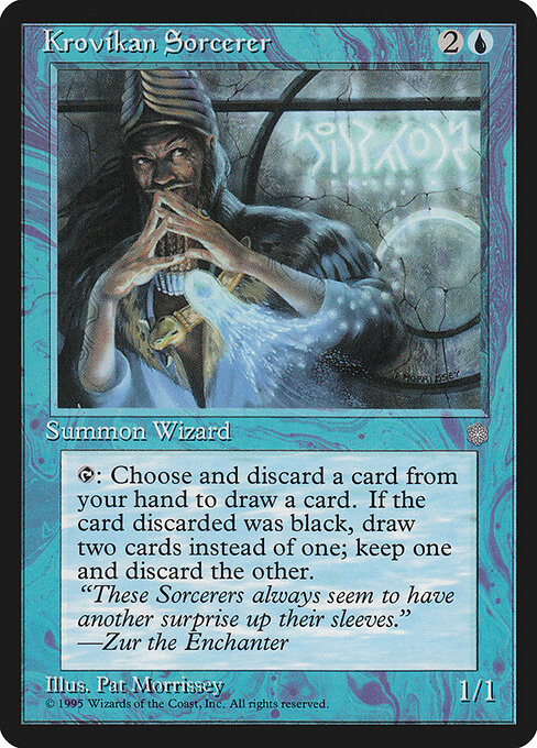 Krovikan Sorcerer - Magic: The Gathering ICE #81