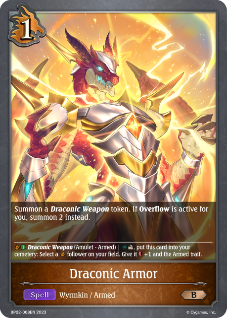 Draconic Armor - BP02-068EN