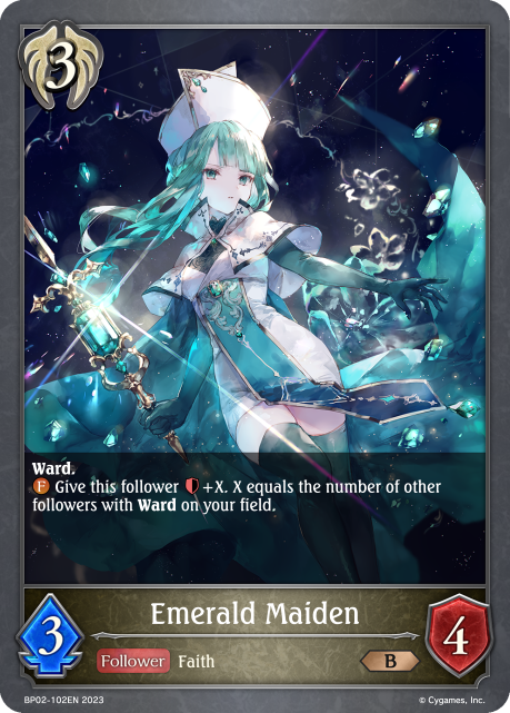 Emerald Maiden - BP02-102EN