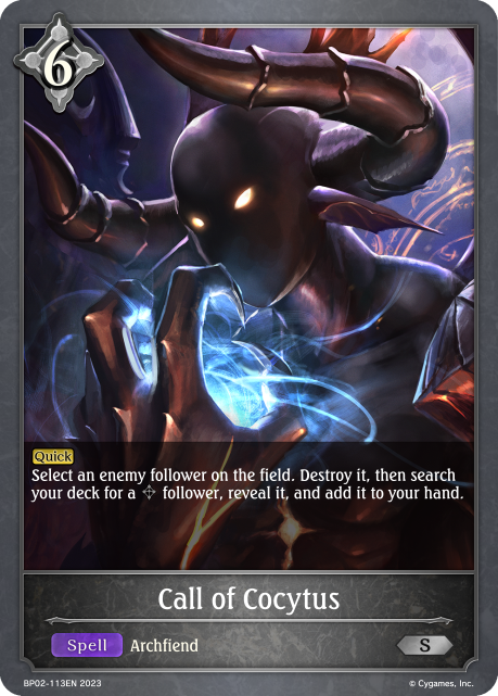 Call of Cocytus - BP02-113EN