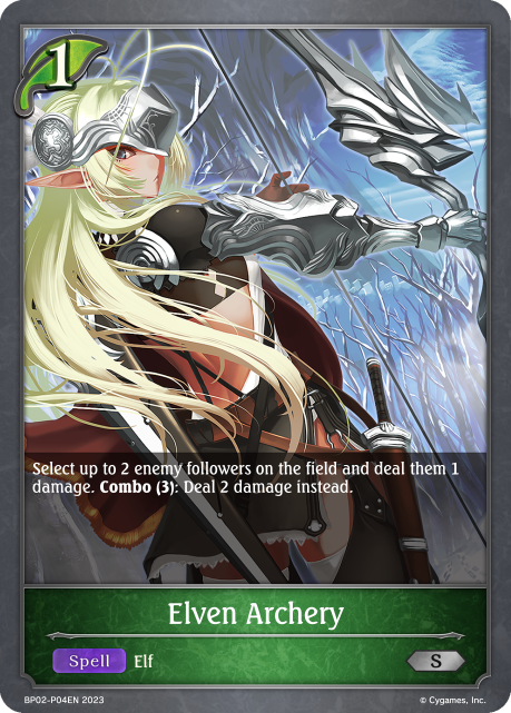Elven Archery - P04EN (Foil) - BP02-P04EN
