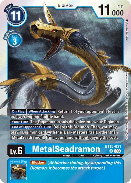 MetalSeadramon - BT15-031