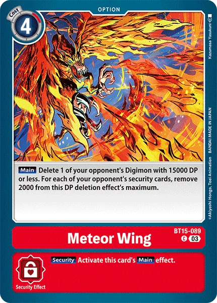 Meteor Wing - BT15-089