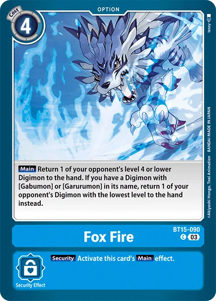 Fox Fire - BT15-090