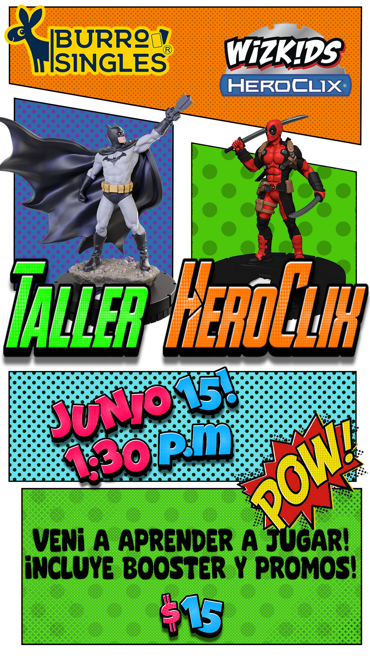 Taller de HeroClix: Aprendé a jugar!