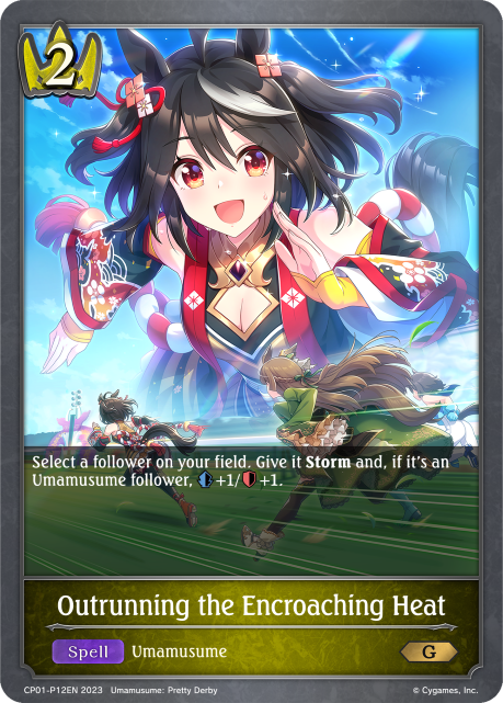 Outrunning the Encroaching Heat - P12EN (Foil) - CP01-P12EN