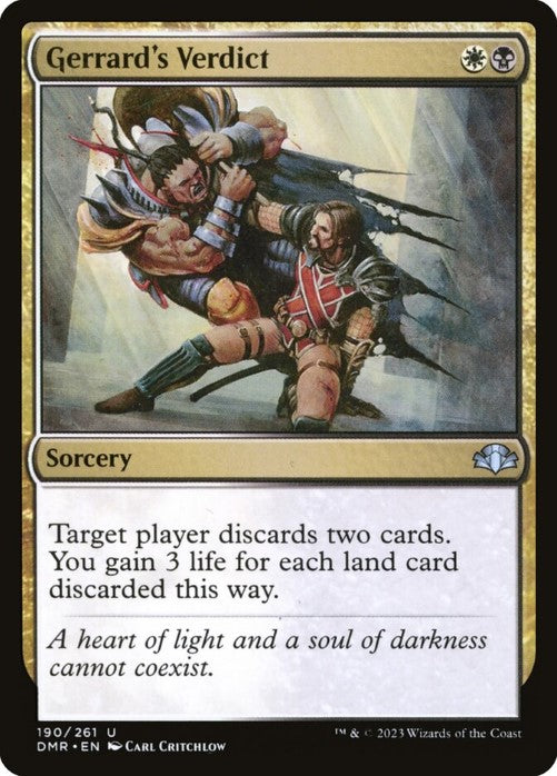 DMR - Gerrard's Verdict