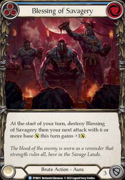 DYN - Blessing of Savagery (Blue)