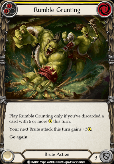 DYN - Rumble Grunting (Yellow)