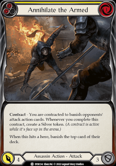 DYN - Annihilate the Armed (Yellow)