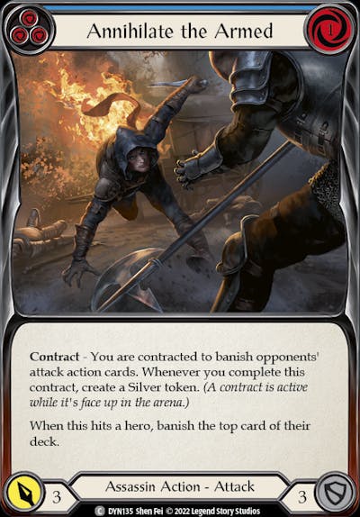 DYN - Annihilate the Armed (Blue)