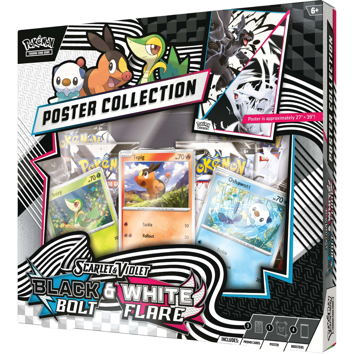 Pokémon TCG: Black Bolt & White Flare - Poster Collection
