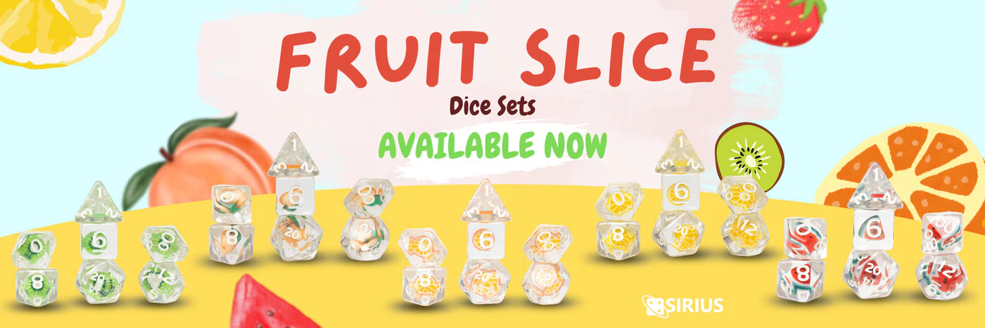 7-Dice Set Fruit Slice
