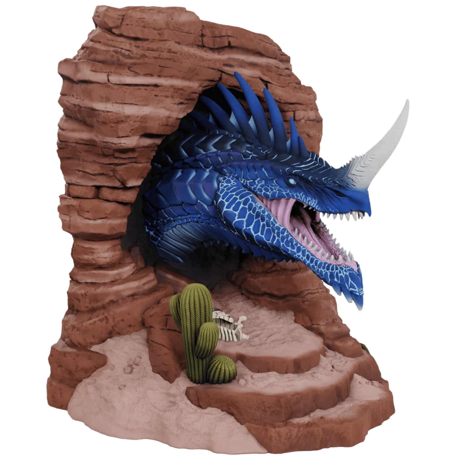 D&D Bookends: Blue Dragon